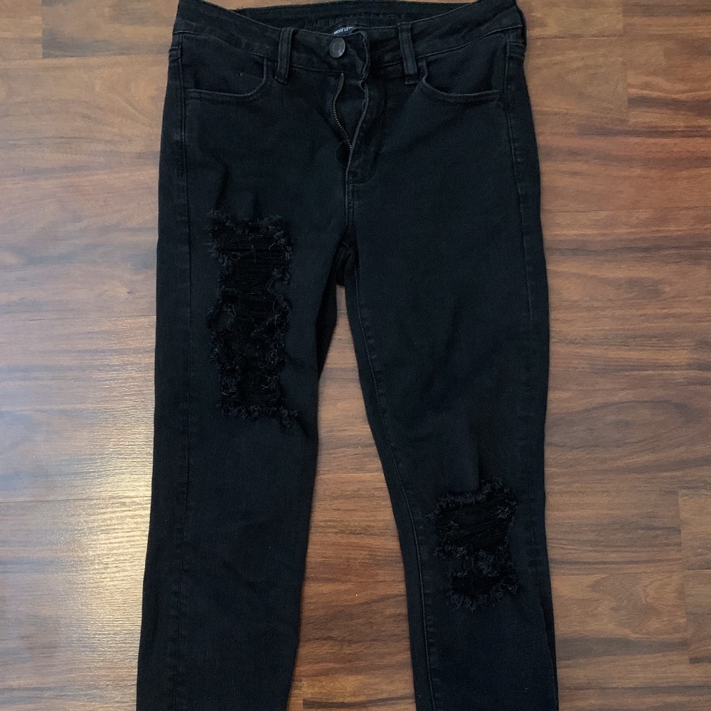 Black Ripped Jeans